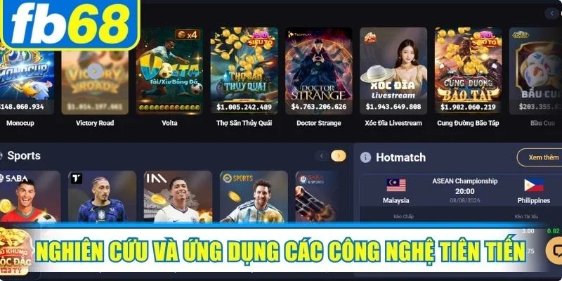 Giới Thiệu FB68 3 Nghiên cứu và ứng dụng các công nghệ tiên tiến để tối ưu chất lượng
